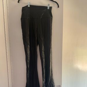 Norma Kamali, faux leather pants
